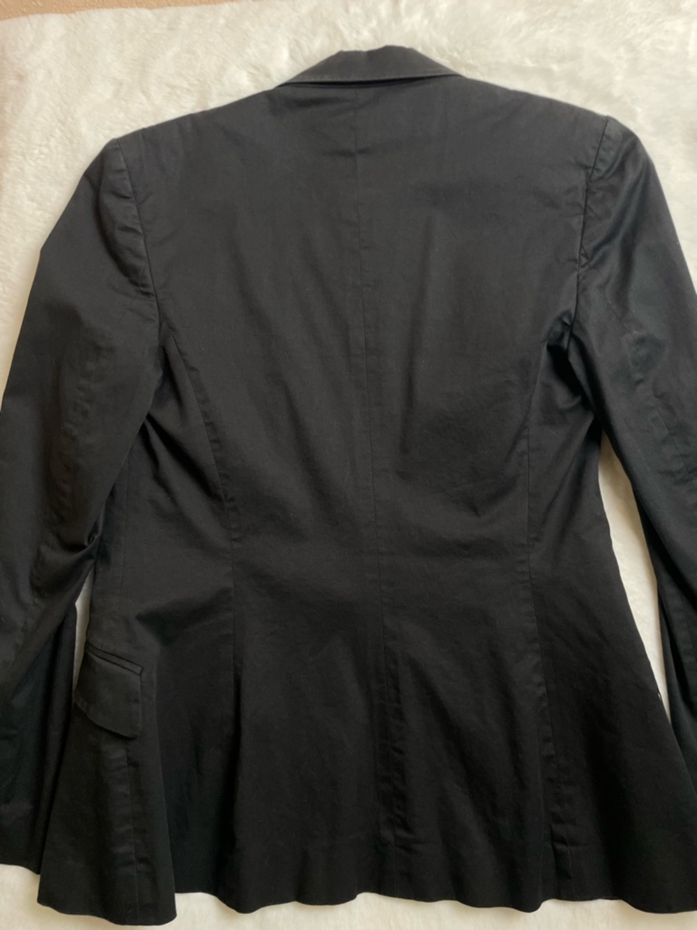 D&G Black Women's Blazer with Leopard-Print Lining - Picture 2 of 15